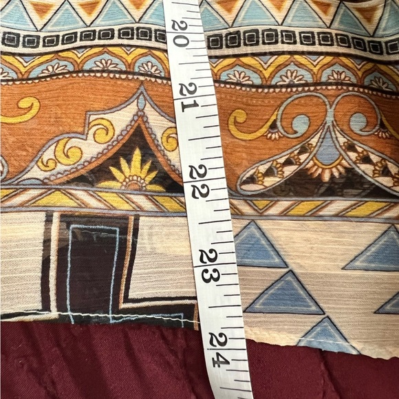 NWT-MISA Los Angeles SIENA Top in Alhambra Mosaic, size Medium - Picture 8 of 10